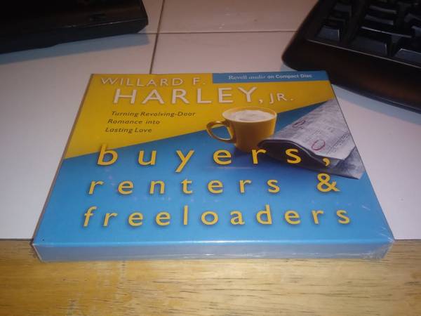 New Sealed "Buyers, Renters & Freeloaders" Audio CD by Willard Harley 1