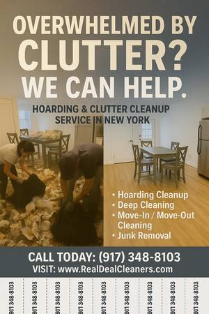 NYC HOARDING & CLUTTER CLEANUP SERVICE * 1