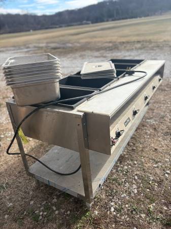 ServeWell® Electric 5 Pan Hot Food Table - Buffet Restaurant Equipment 1