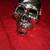 HALLOWEEN silver SKULL plastic Skeleton Scary Holiday Head Decoration 4 thumbnail