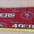 San Francisco 49ers Football Fan Red Scarf with fringe 8 thumbnail