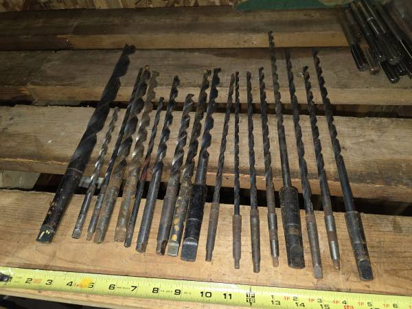 Vintage Taper Shank Drill Bit Lot 1