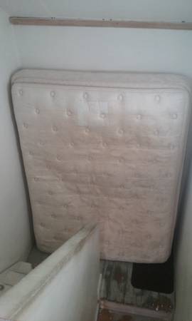 2 Queen size Beds, boxspring and frame $250 each bed 1