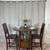 SPACE SAVER Drop Leaf High Dining Table & 4 Chairs PERFECT FOR STUDIO 1 thumbnail