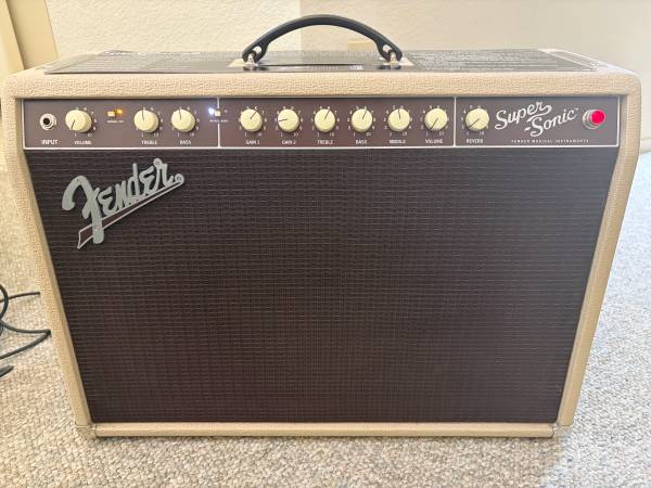 Fender Supersonic 22 1X12 Combo Amp CLEAN 1