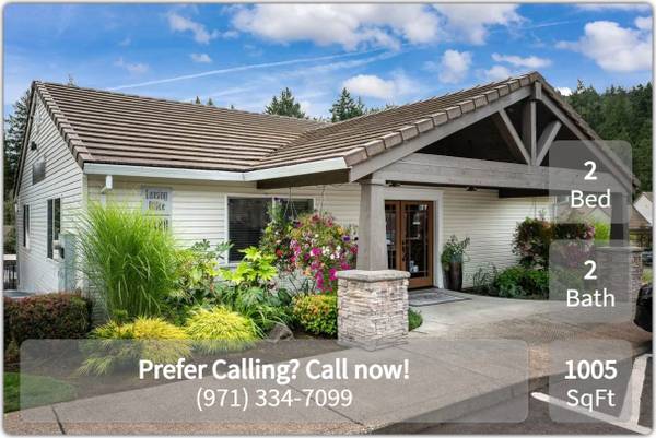 Luxurious 2 bed / 2 bath available with convenient washer & dryer! 1