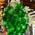 Vintage Mid Century Modern 1960s green Lucite grape cluster swag light 4 thumbnail