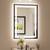 Bathroom LED Mirror With Framed 22-in x 30-in Beveled Rectangle 1 thumbnail