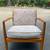 Danish solid Beech lounge chair 3 thumbnail