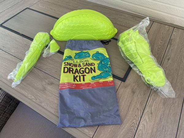 LL Bean Snow and Sand Dragon Making Kit - NEW 1