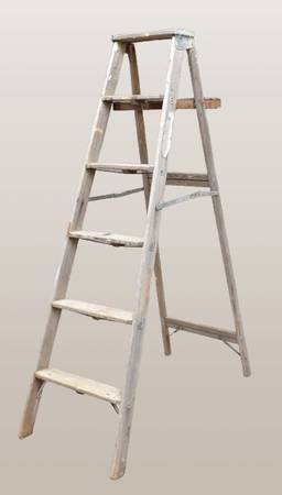 6' Wood Ladder 1