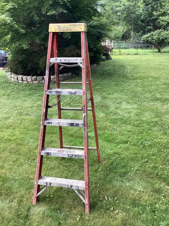 Werner 6 foot Type IA 300lb Fiberglass Step Ladder 6206 1