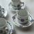 Vintage Espresso Cup & Saucer Set – Blue Swirl Design 3 thumbnail