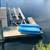 Front mount Tritoon pontoon boat lift 1 thumbnail