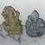 TWO BEAUTIFUL VINTAGE INDIA HINDU CARVED STONE STATUES OF LORD GANESHA 3 thumbnail