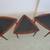 1960's Mid-Cent. 3 Walnut Nesting Tables by Arthur Umanoff, Mint Cond. 2 thumbnail