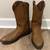 Men's 9.5D JUSTIN Brown Leather Cowboy Boots, Authentic Western Wear 1 thumbnail
