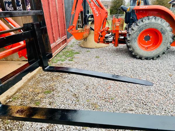 Single Bent 48” Pallet Fork Blade 1