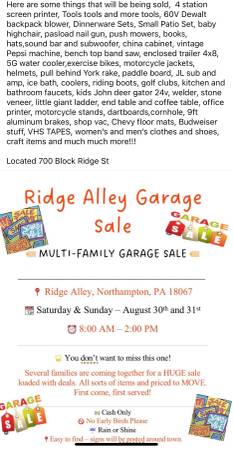 Community yard sale 1