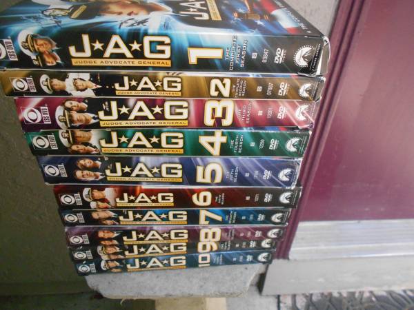JAG THE COMPLETE SERIES SEASONS 1-10 DVD COLLECTION NAVY LAW - cds