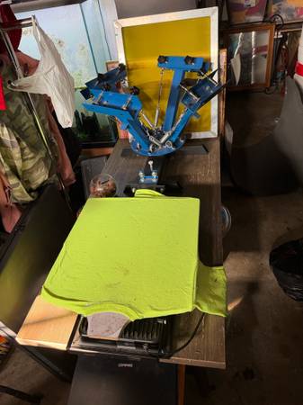screen printing press/4 colors 1