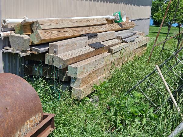 6x6x16ft treated post - $50 (Hendricks)63437631270659121