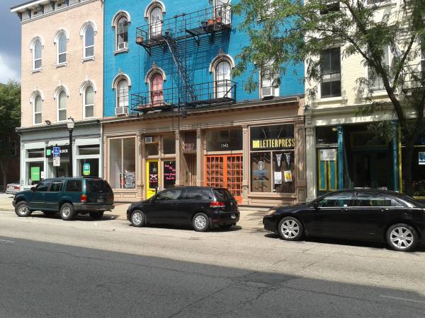 Main Street storefront with attached dwelling unit in rear 1