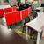 Curved Work Stations  Off White/Red  Used BUY 3 GET ONE FREE 7 thumbnail
