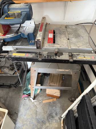 Craftsman table saw 8” 1