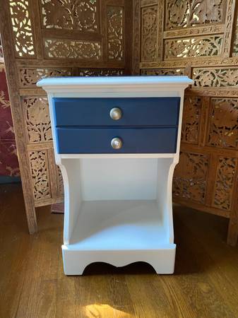 Solid Wood Nightstand 1