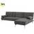 Serta Convertible Sofa, Mult Function, Bonfire Gray 1 thumbnail