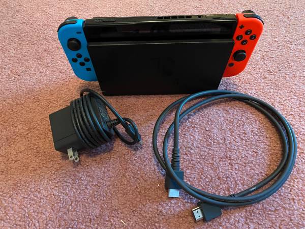 Nintendo Switch With Games & Many Extras - general for sale