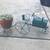 Cute metal tractor planter with a bowl of ghost plant succulents 1 thumbnail