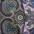 Turnbull & Asser Purple Paisley Silk Pocket Square – 18x18 2 thumbnail