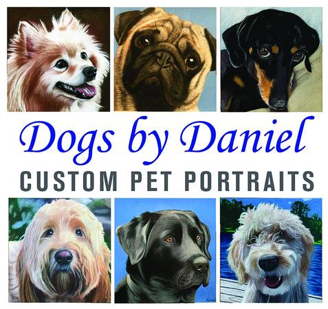 Custom Pet Portrait Paintings 1