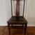 5 oak dining chairs with leather studded seats 2 thumbnail