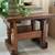 Brutalist solid wood end table 1 thumbnail
