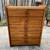 Vintage Postmodern Lou Hodges Era Oak Tall Dresser by Boyd Furniture 2 thumbnail