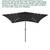 vidaXL - Garden Parasol Black Polyester 6.6 x 9.8 ft Foldable..! 1 thumbnail