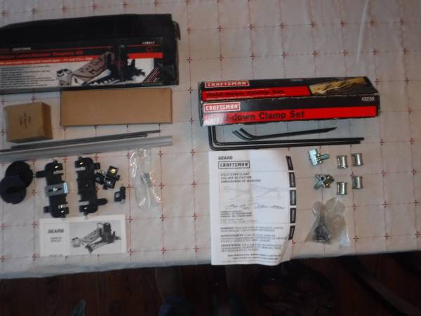 Craftsman Template Kit 925017 with clamp set 93230 1