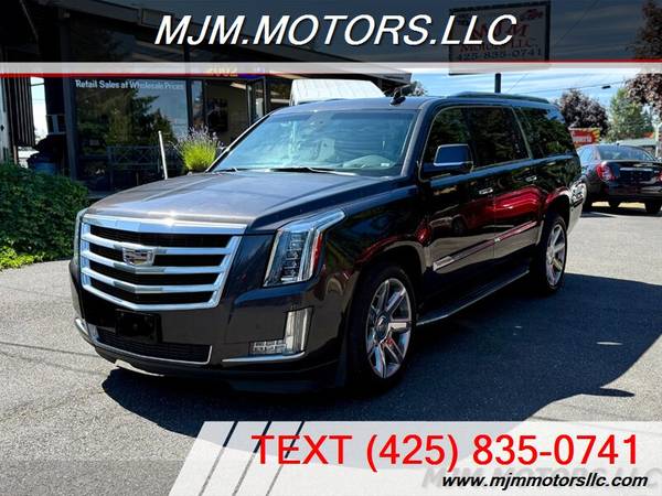 2015 CADILLAC ESCALADE ESV DE LUXE, ESPACIOSO, ELEGANTE Y LISTO PARA TI! - $14,995634736786106911222