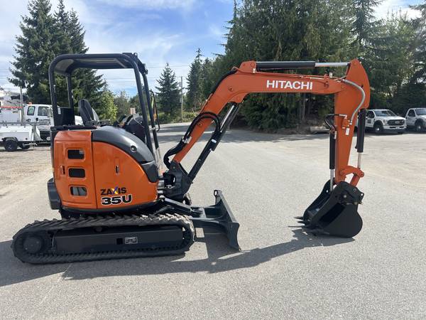 NEW HITACHI ZX35U-5N - thumb, coupler, bucket, 84 MONTH FINANCING