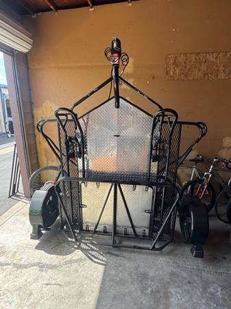 Kendon dual rail folding motorcycle trailer 1