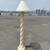 Vintage Cream Plaster Floor Lamp 1 thumbnail