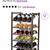 24 Bottle Black Metal Wine Rack 1 thumbnail