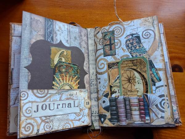 Imagination themed interactive Junk Journal 1