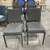 Hercules Dark Grey Fabric & Metal Stackable Banquet Dining Chair 1 thumbnail