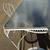 Vintage Wrought Iron Outdoor Patio Set Table and Four Chairs 5 thumbnail