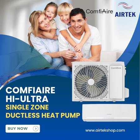 Comfiaire Hi Ultra Single Zone Ductless Split 1