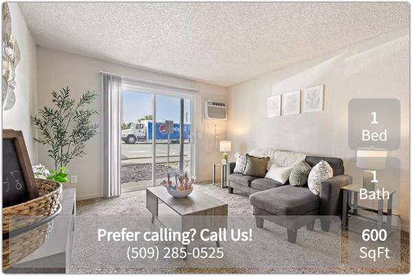 $1,195 / 1br - 600ft2 - 1 Bed / 1 Bath. Convenient in-home washer and dryer included. (Kennewick)63850860887811122